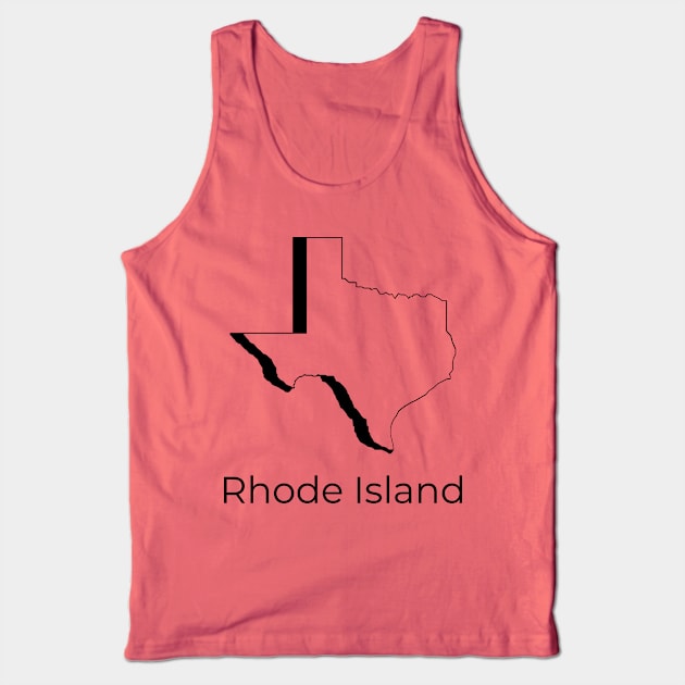 Rhode Island, TX. Tank Top by Offended Panda